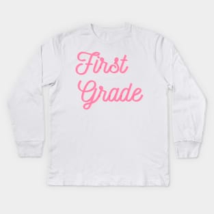 First Grade Kids Long Sleeve T-Shirt